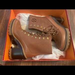 Tory Burch Miller 95MM Lug Sole Bootie-Brand New